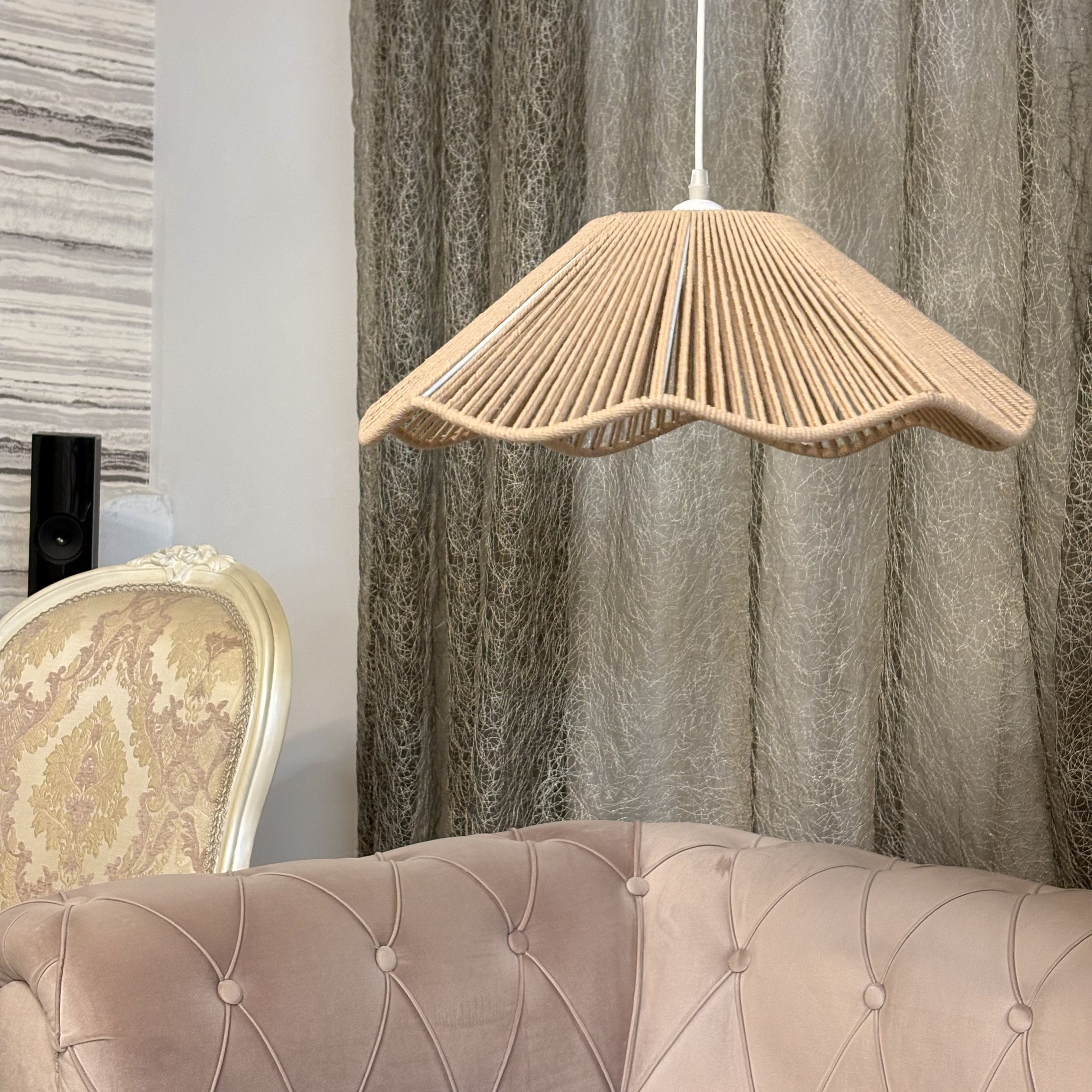 لوستر تک شعله مدل ناز